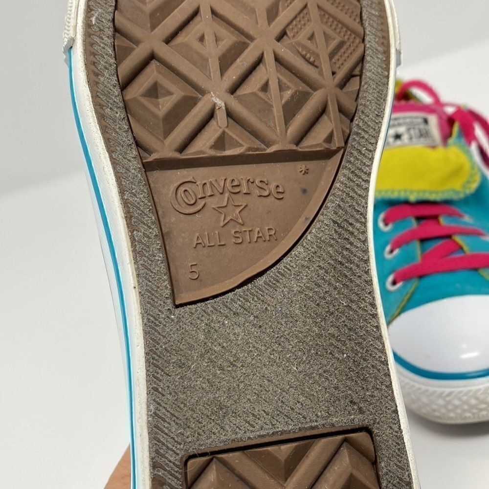Converse Chuck Taylor All Star Colour Block Double Tongue Sneakers - Picture 12 of 13